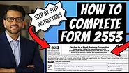 How to Fill out IRS Form 2553 | S Corp Election | Complete Instructions