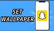 How to set wallpaper on Snapchat chat for FREE (FULL GUIDE)
