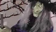 Life-sized Animated Halloween Witch