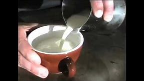 How to steam milk for Latte art taught by Scott Rao using soap and water