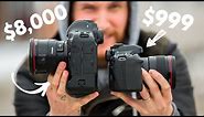 $1,000 Camera VS $8,000 Camera!!