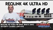 Reolink 4K Ultra HD (8MP, 3840 x 2160) security camera and NVR