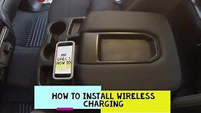 HOW TO Install Wireless Charging on a 2019-2020+ Chevy Silverado Custom