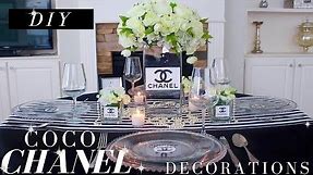 Coco Chanel Party Decoration Ideas | DIY Coco Chanel Centerpiece