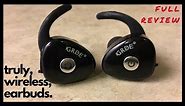 GRDE Bluetooth Earbuds Review - Under $50! - Completely Wireless!