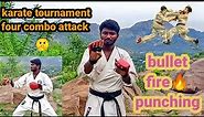 sequence four punching combo attack|Tournament fighting🔥 teachniques in Tamil!!