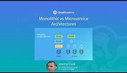 Monolithic vs Microservice Architectures - AWS Training