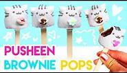 How to Make Pusheen Brownie Pops! 💕