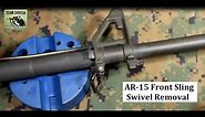 AR-15 Front Sling Swivel Removal