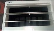 Lg 5 pk standing floor (smart inverter) air conditioner testing.