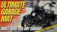Ultimate Motorcycle Garage Mat - awesome addition for any garage - #justridethatthing