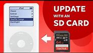 Easy update Ipod Classic 4th Generation with SD Card
