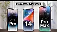 iPhone 14 vs iPhone 14 Pro vs iPhone 14 Pro Max - Full comparison