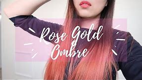 Rose Gold Ombre | DIY Hair Bleach & Dye