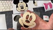 Micky & Minnie Layered Adhesive Vinyl Decals