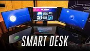 We want this absurd smart desk with a built-in PC