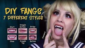 How-To: CHEAP AND EASY FANGS (7 Different Styles as Toga)