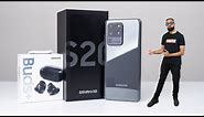 Samsung Galaxy S20 Ultra & Galaxy Buds+ UNBOXING