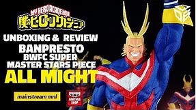 ALL MIGHT Banpresto BWFC Super Master Stars Piece (Anime) - My Hero Academia | Unboxing and Review