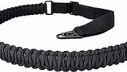 BOOSTEADY 2 Point Sling with HK Style Clips, Adjustable 550 Paracord Rated Nylon Gun Strap