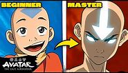 Avatar Aang’s Evolution (Mastering All 4 Elements + Avatar State) 🌊⛰🔥🌪 | Avatar: The Last Airbender