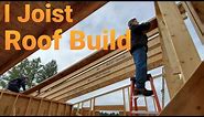 Framing A Roof With I Joists (Shed Roof Framing and Sheathing)
