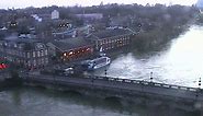 River Severn: Shrewsbury flooding shown through time-lapse