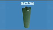 Dunmiers DVT FWG 500 - 500 Gallon Vertical Water Tank, Fluid, Liquid Storage Tank
