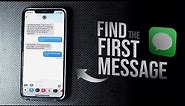 How to See First iMessage without Scrolling (multiple methods)