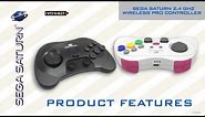 SEGA Saturn® 2.4 GHz Wireless Controller - Product Features