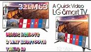 LG Smart TV | LM636BPTB |32LM63| A Quick Video | NCAM