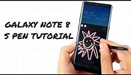 Samsung Galaxy Note 8 S Pen Tutorial