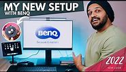 My new setup 2022|| Benq GW2785TC Monitor & Benq Screenbar Plus ⚡️