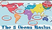 The 5 Oceans of the World