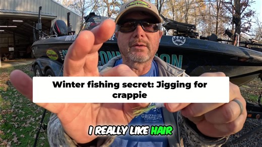 Master the hair jig! Brad Chappell reveals the secret to cold water crappie fishing. This pulsating action is key! #CrappieFishing #HairJig #FishingTips #ColdWaterFishing