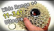Wiiide Range 11-34t Shimano Ultegra / XT cs-hg800 Cassette Weight and Feature Review