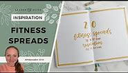 20 Fitness Spreads To Track + Keep Your Fitness Goals | 2023 Bullet Journal