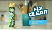 How to use FlyClear™ Wasp & Fly Killer spray