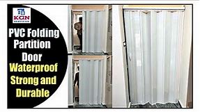 Pvc Folding Door, Partition Waterproof, Strong and Durable Contact 7676696786 KGN SERVICES