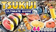 Tsukiji Fish Market Street Food Tour 2023! Tokyo Japan Travel Vlog