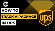 How To Track a Package in UPS | 2023