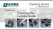 Session #4 - Choosing the Carbide Grade for Your Inserts - Milling Training from Dapra