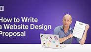 How To Write A Great Website Design Proposal? Free Template