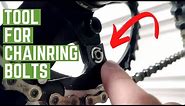 How to Tighten Chainring Bolts on Bike | Using a Chainring Nut Wrench
