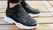 8 CM / 3.15 Inches Taller - Chamaripa Elevator Sneakers For Men Height Increasing Shoes