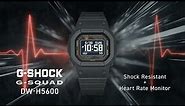 G-SQUAD DW-H5600 Heart Rate Monitor : CASIO G-SHOCK(English)