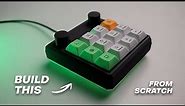 DIY Macro Pad Keyboard Build from Scratch with Custom PCB and Mechanical Switches