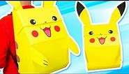 DIY Pikachu Backpack - Pokémon Costume | Craft Ideas for Kids on Box Yourself
