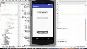 Create a Lock Screen Device App with Android Studio
