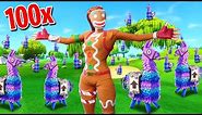 Can You FIND ALL 100 LLAMA'S In Fortnite Battle Royale?